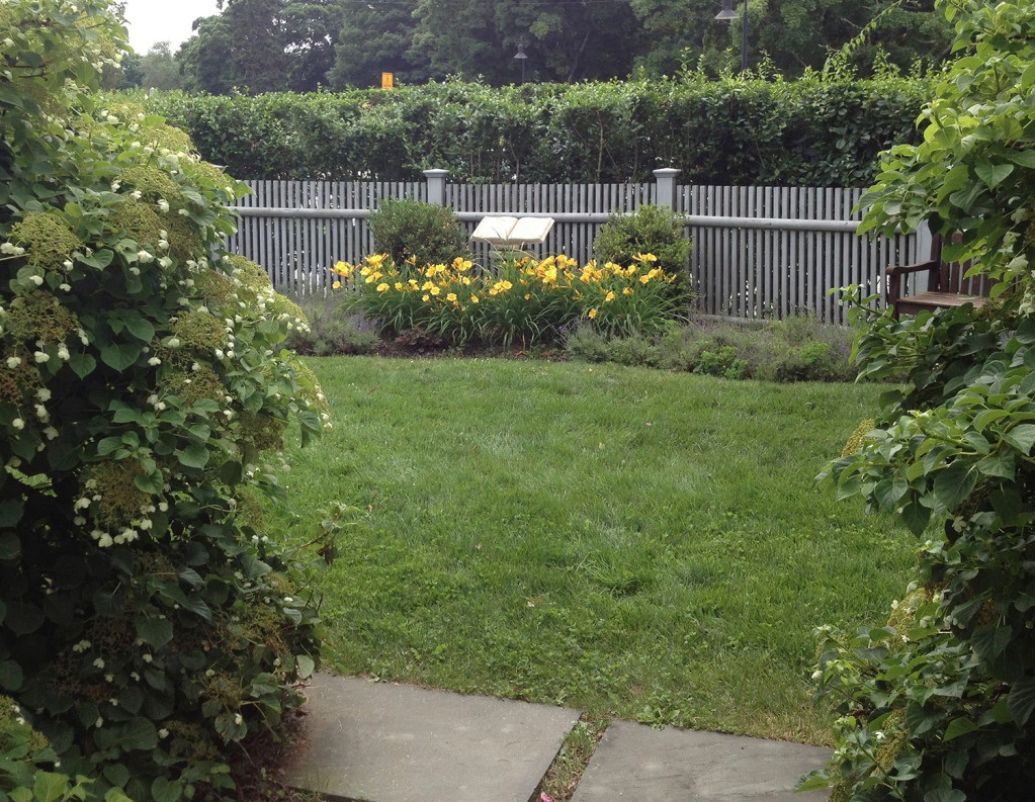 Photo of Front garden at the rowley public library