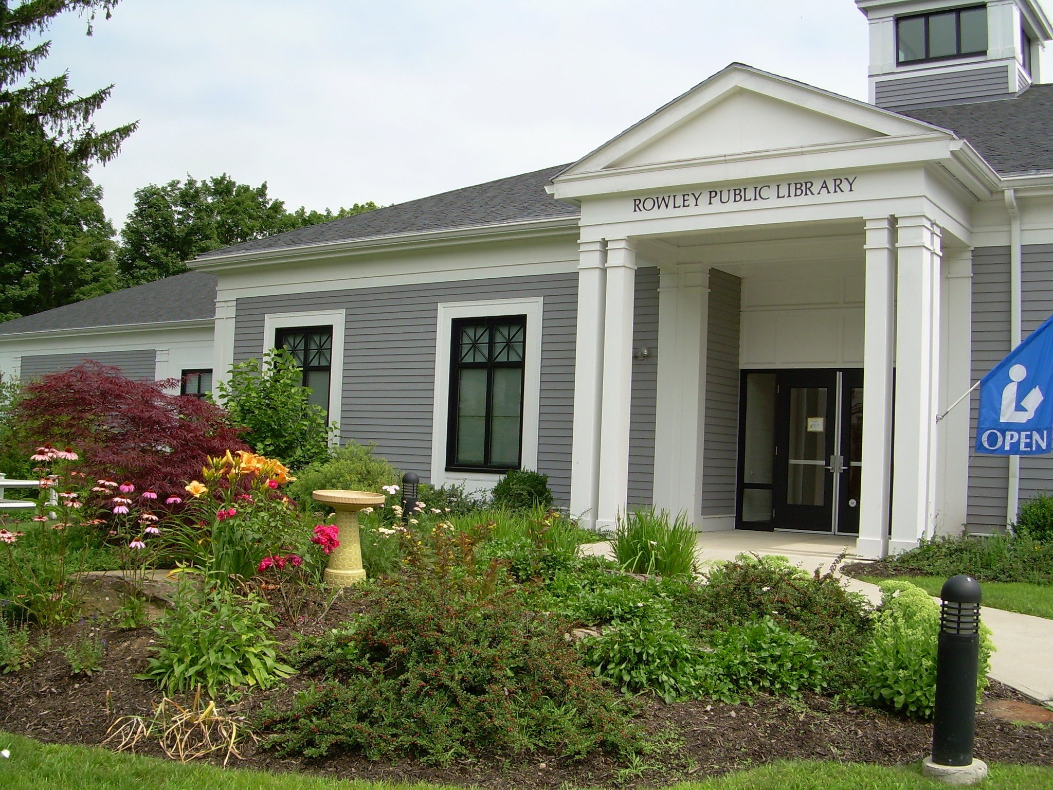 exterior of library building